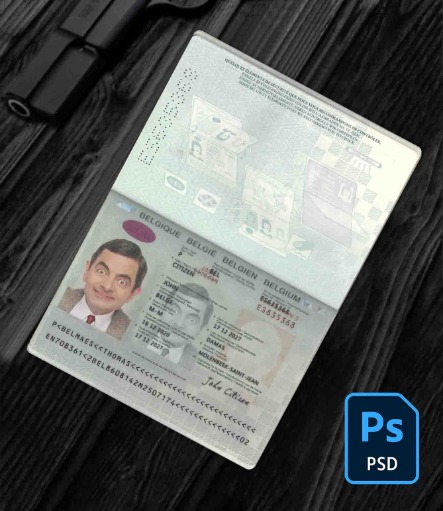 Belgium passport 2020-present PSD